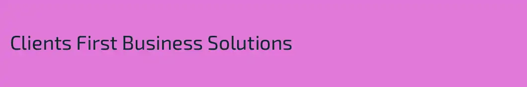 Clients First Business Solutions